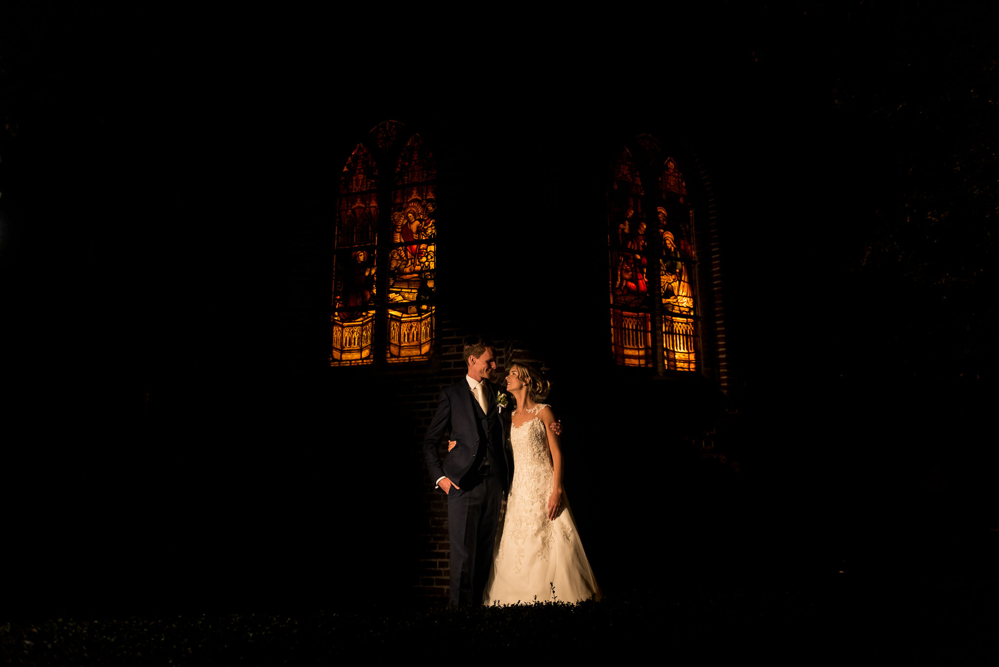 Bruiloft Klooster Bethlehem donker avond Bruiloft Klooster Bethlehem donker avond