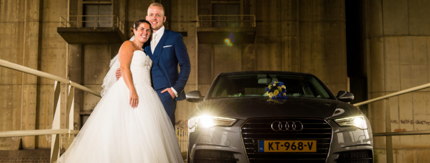 Trouwfoto Rotterdam Brienenoord Brug Trouwfotograaf Utrecht