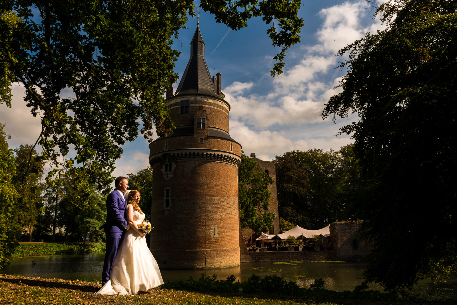Fotoshoot Trouwfoto Trouwreportage Kasteel Duurstede