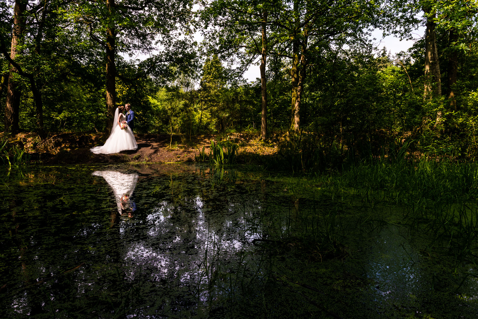 Kasteel Hooge Vuursche Trouwfoto Baarn Trouwfotograaf