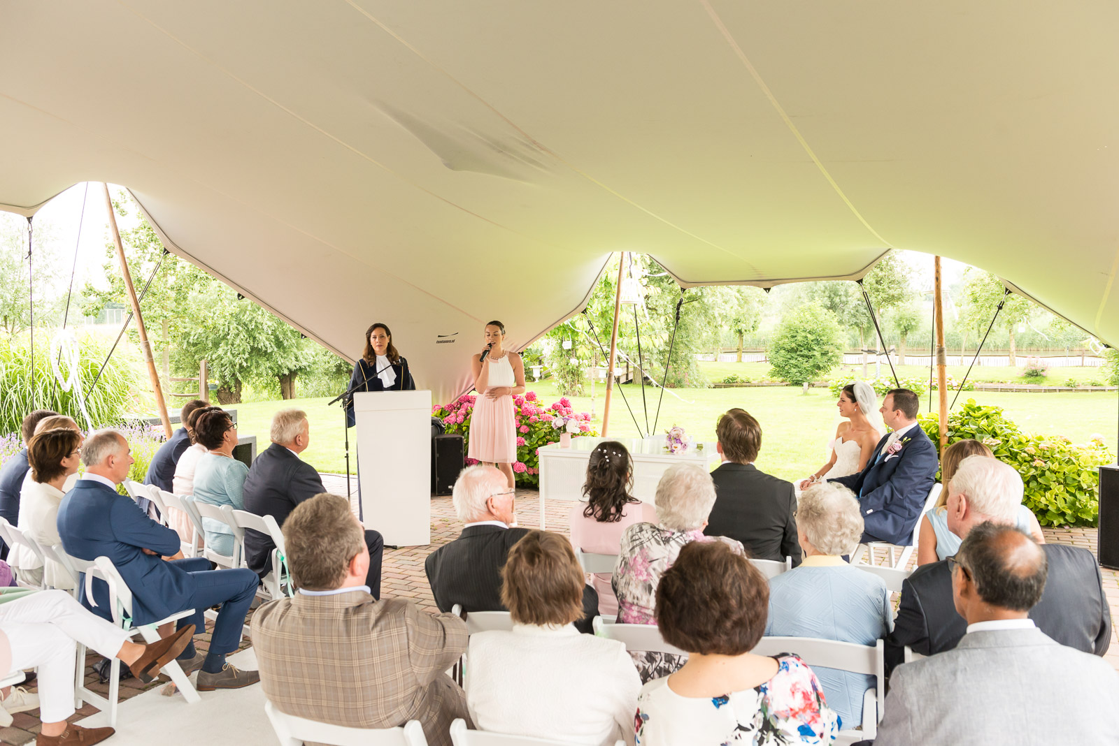 Trouwlocatie Green Village Ceremonie Buiten Tent