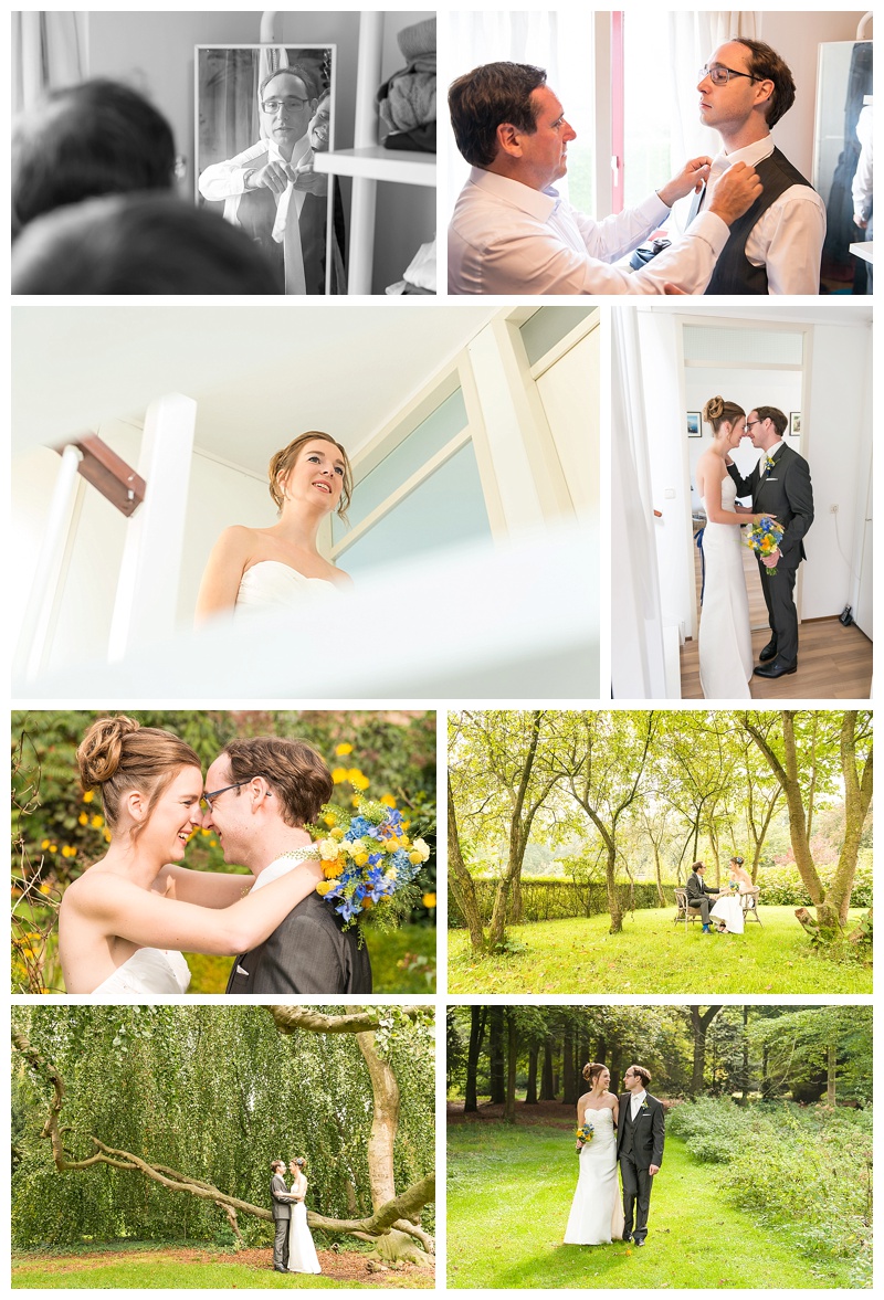 Trouwreportage Jacqueline en Joost in Eindhoven en Kasteel Geldrop