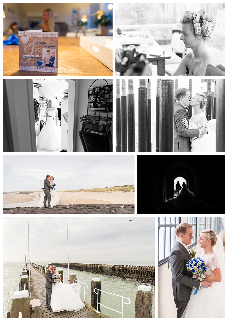 Trouwreportage Manon en Menno in Vlissingen