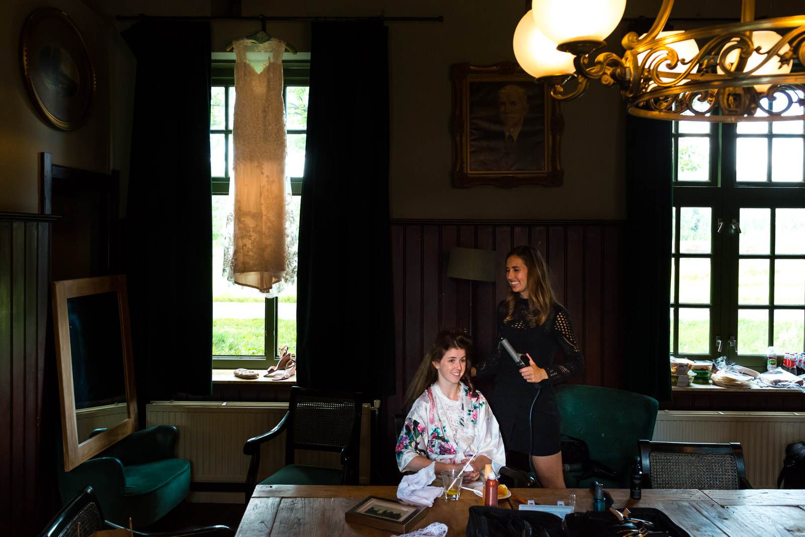 Voorbereidingen op bruiloft Kasteel de Haar Bruid